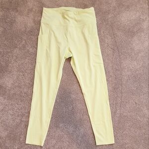 Tek Gear Citron Yellow Leggings